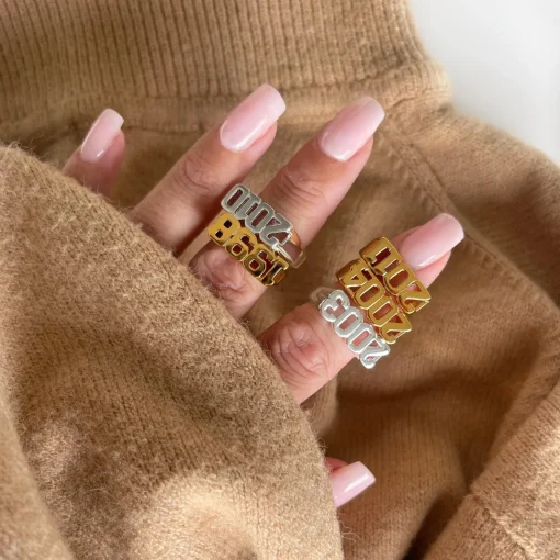 Birth Year Ring Guld