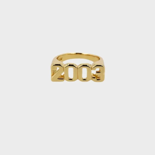 Birth Year Ring Guld