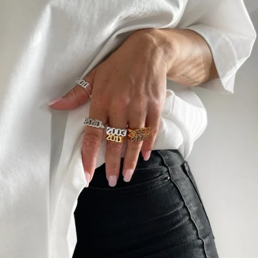 Birth Year Ring Guld