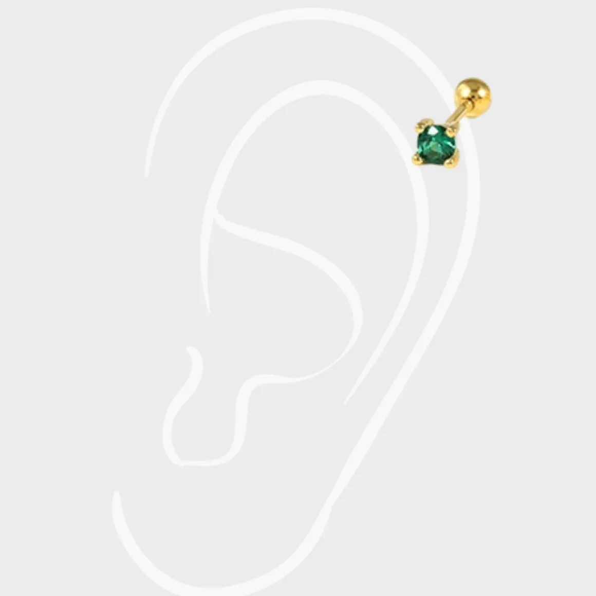 Cubic Zircon Piercing