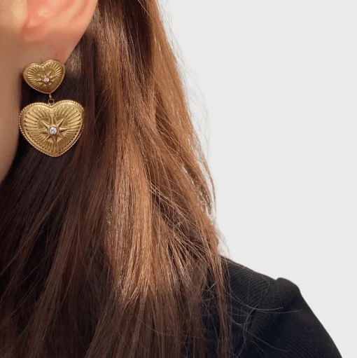 Heart Helios Øreringe