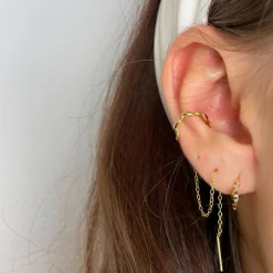 Mini Twisted Hoops