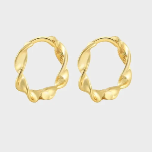 Mini Twisted Hoops