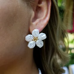 Pearly Bloom Øreringe