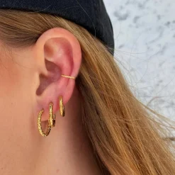 Snakeskin Hoops